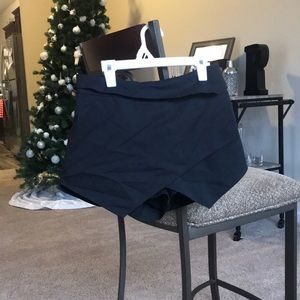 Black Envelope Skort